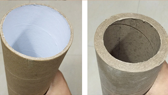 全部使用純紙管，薄紙管